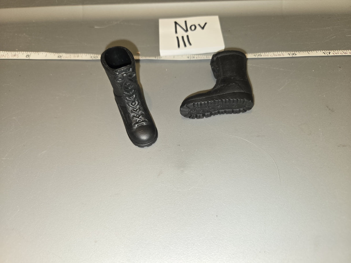 1/6 Scale Modern Era Black Combat Boot Set - Nov III