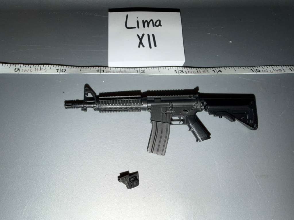 1/6 Scale Modern Era M4A1 Carbine Rifle with RIS Handguard - Lima XII