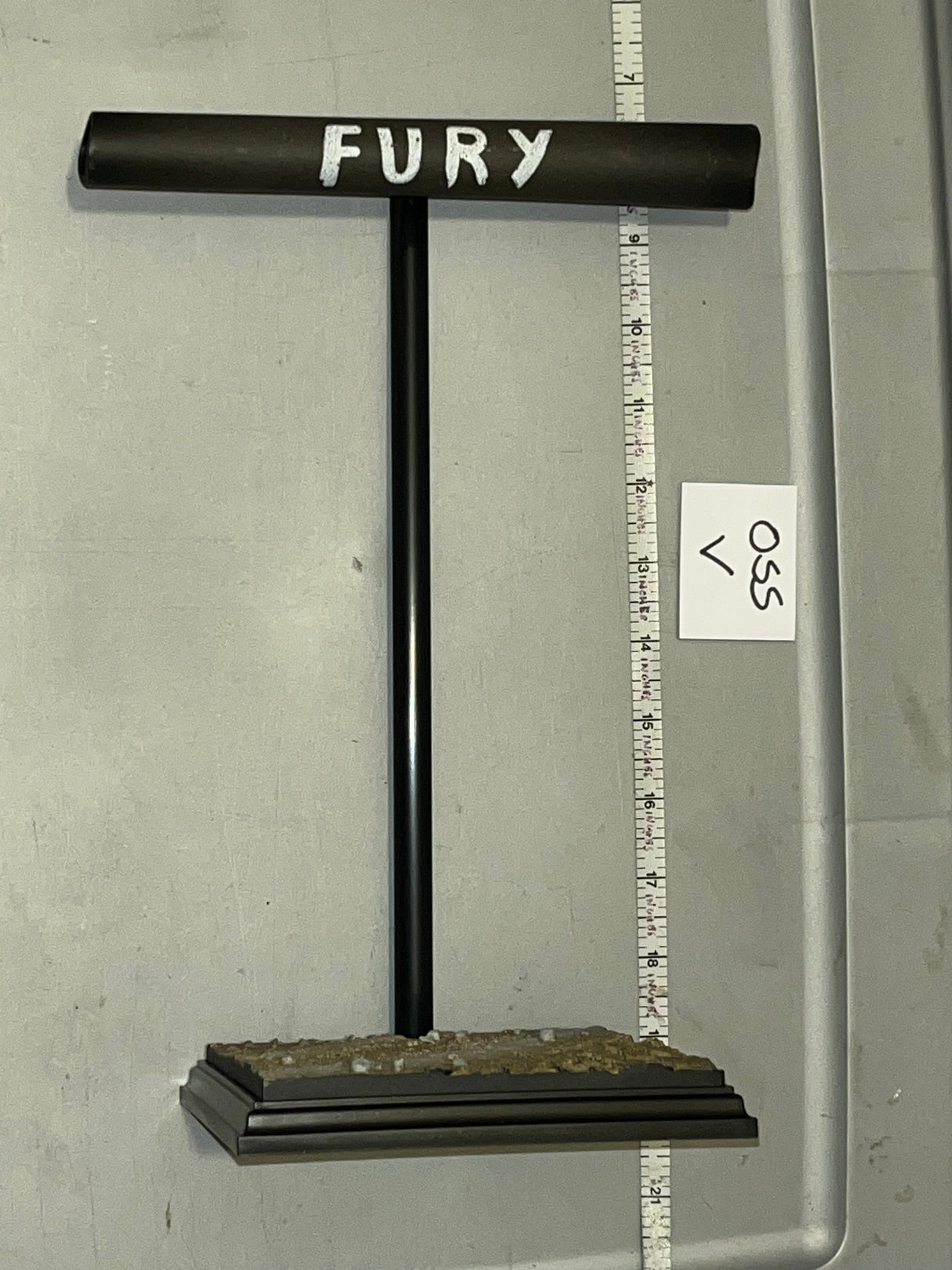 1:6 Scale WWII US Tanker Fury Figure Stand - Coon Ass Loader - Facepool