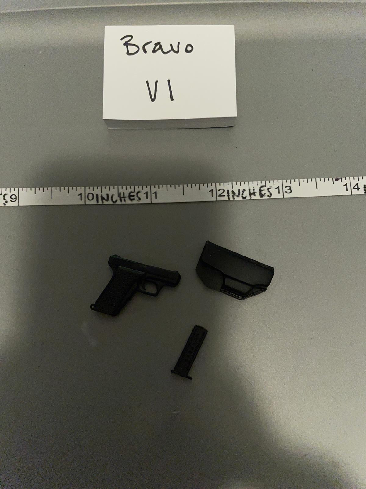 1/6 Scale Modern Pistol and  Holster