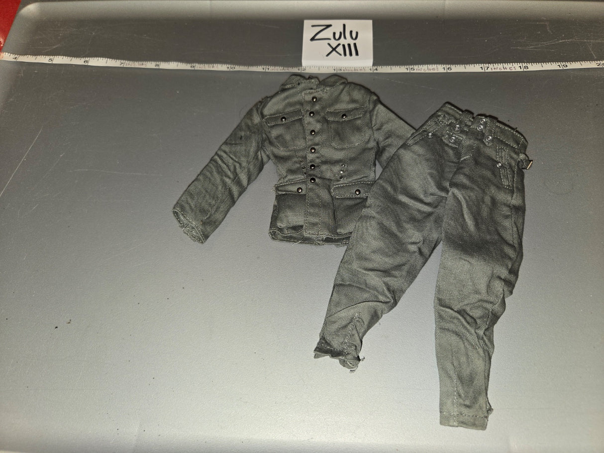 1/6 Scale WWII German Field Gray Uniform Set - Zulu XIII
