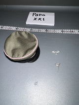 1:6 Scale WWII German Grey Officer Cap - Ujindou Armored GD Crewman