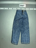 1/6 Scale Modern Era Blue Jeans With Patches