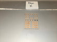 1/6 Scale Modern US Military Branch Name Tape and Rank Insignia Decal Sheet - Nov. X