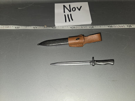 1/6 Scale WWII German K98 Bayonet with Scabbard - Nov III