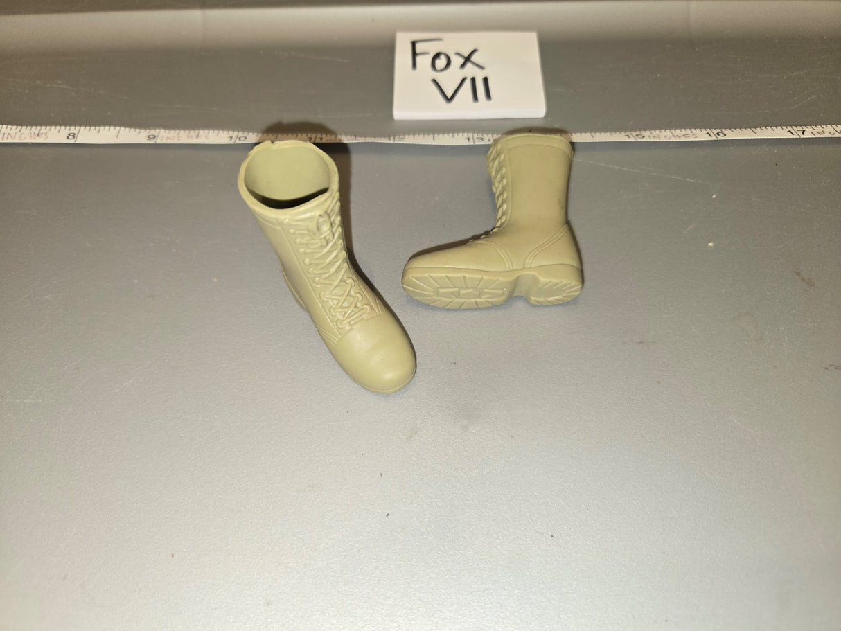 1/6 Scale Modern Era Desert Combat Boots - Fox VII