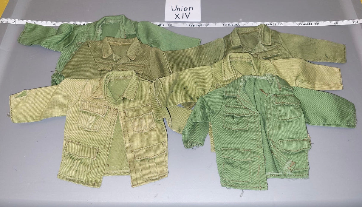 1/6 Scale Vintage Remake Action Man Jacket Lot - GI Joe Palitoy