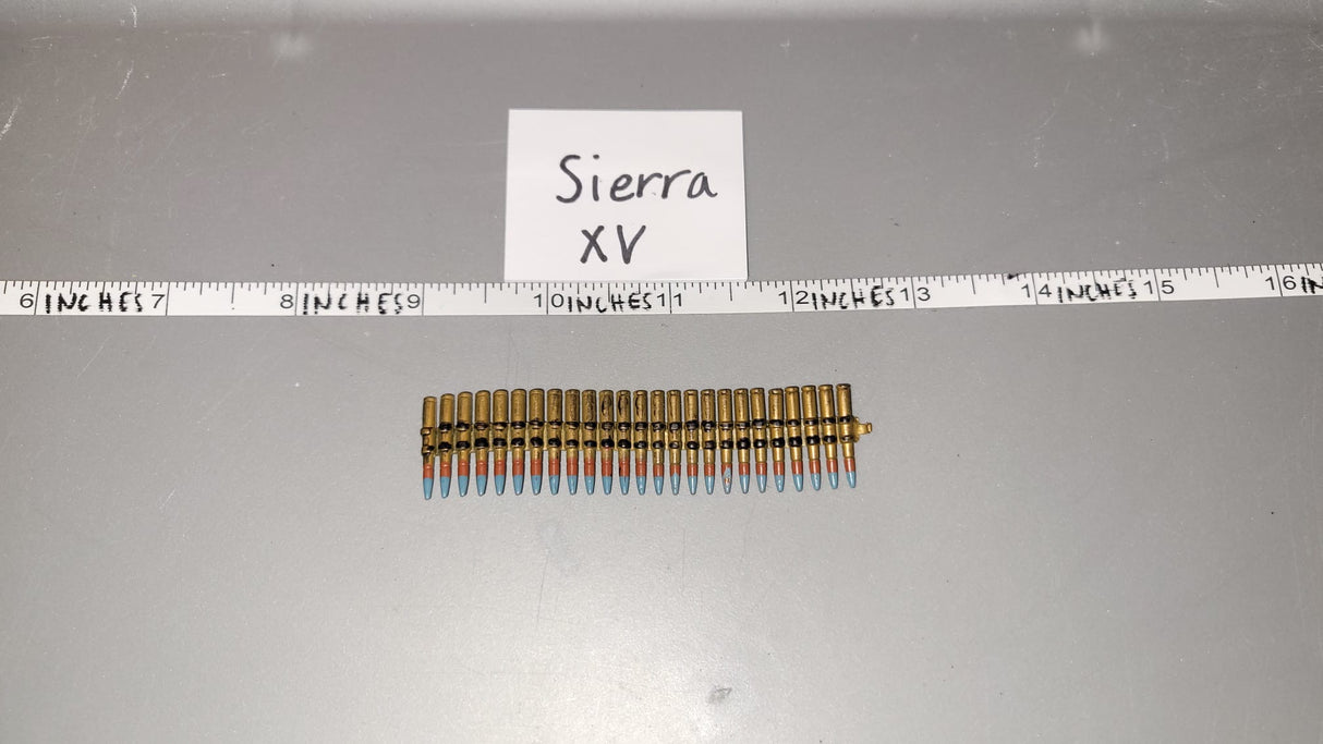 1:6 Scale WWII US .50 Caliber Machine Gun Ammunition Belt