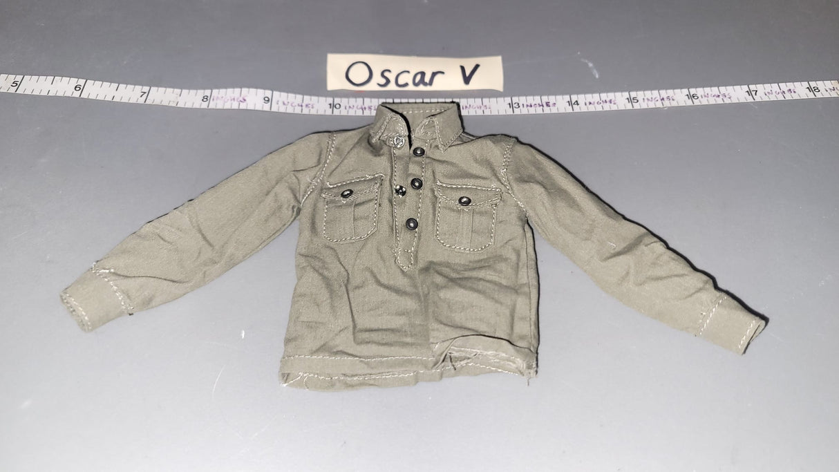 1/6 Scale WWII German Grey Work Shirt