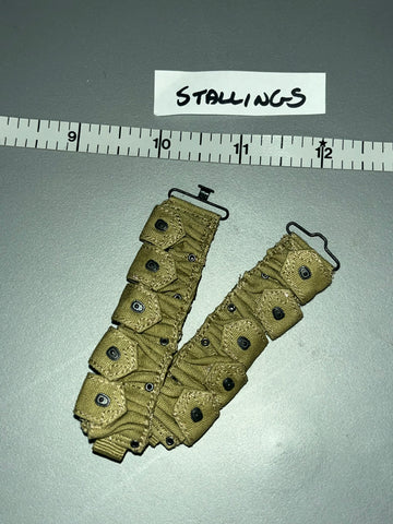 1/6 Scale WWII US M1 Web Cartridge Belt