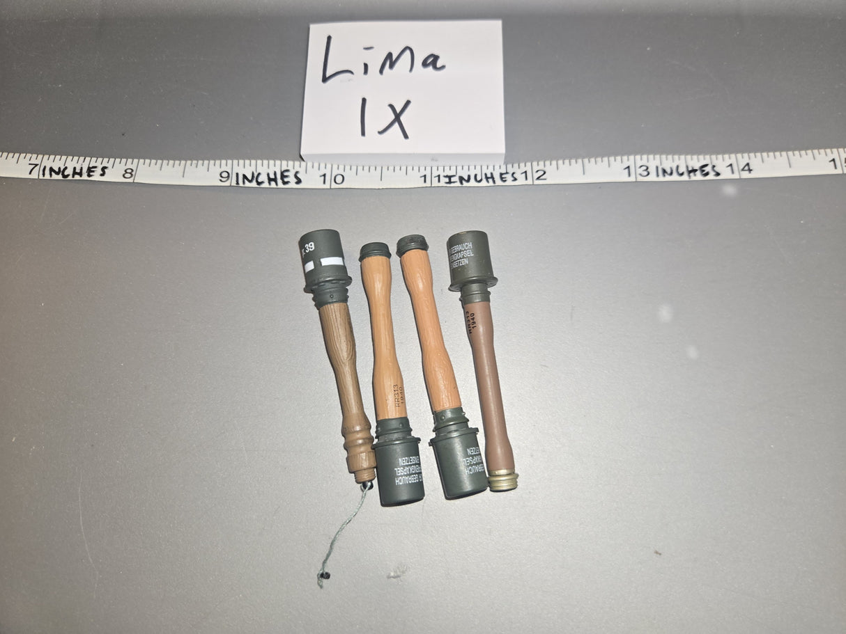 1/6 WWII German Grenade Lot