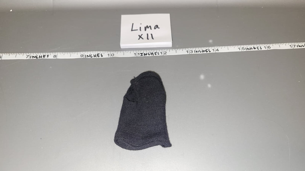 1/6 Scale Modern Era Black Balaclava Mask