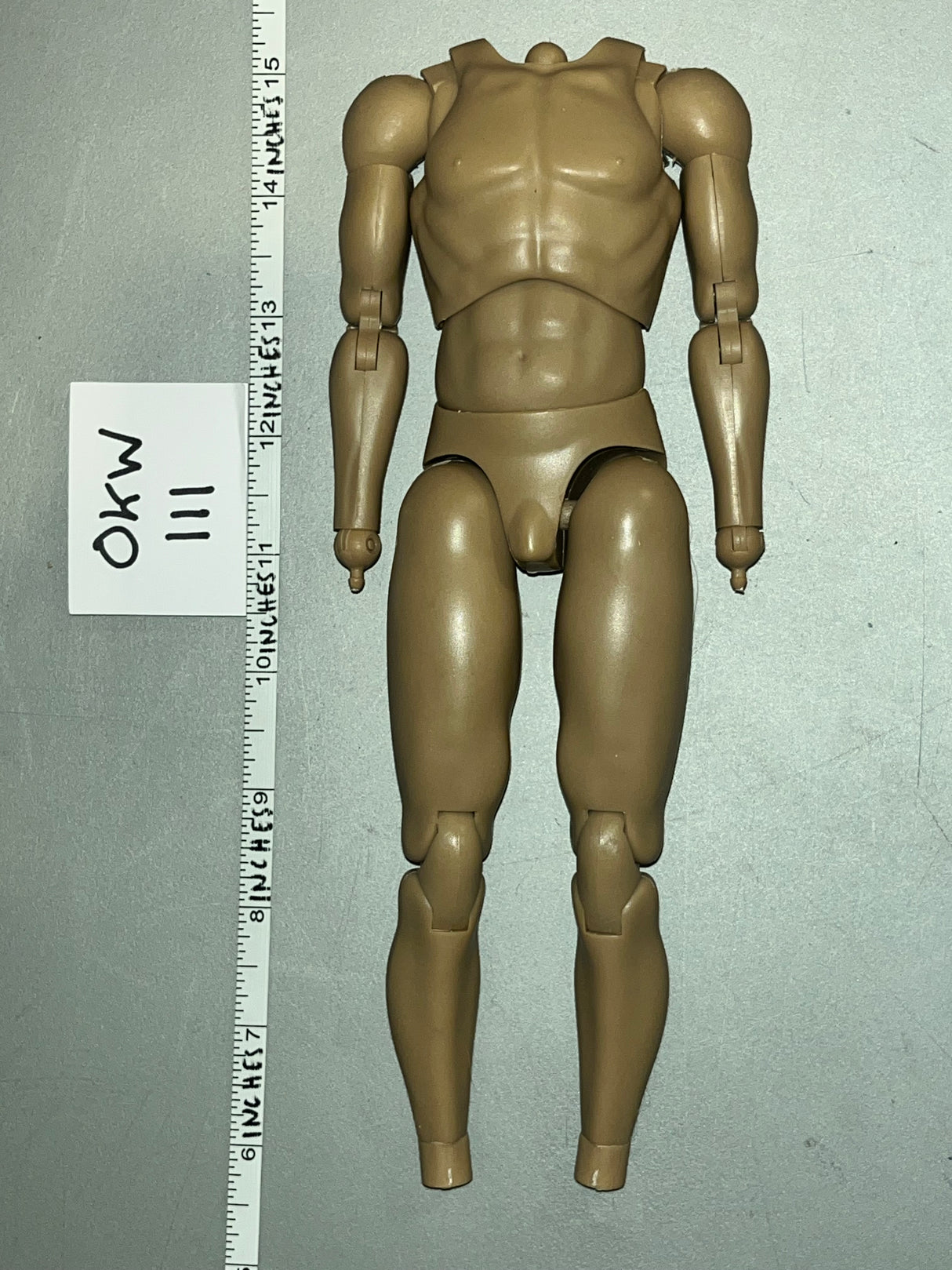 1:6 Scale Basic Nude Body - War Daddy - Facepool