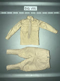1/6 Scale WWII US Tan Officer Uniform - DID Patton