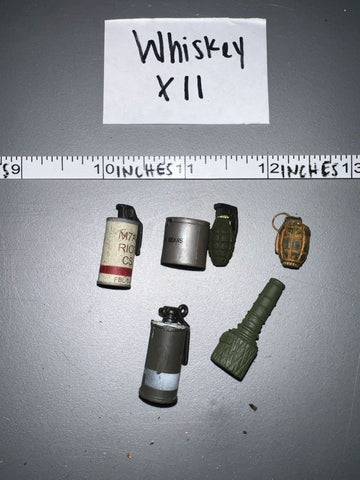 1/6 Scale WWII US Grenade Lot