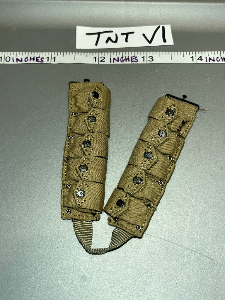 1/6 Scale WWII US M1 Cartridge Web Belt - UJINDOU 2nd Armored Infantry