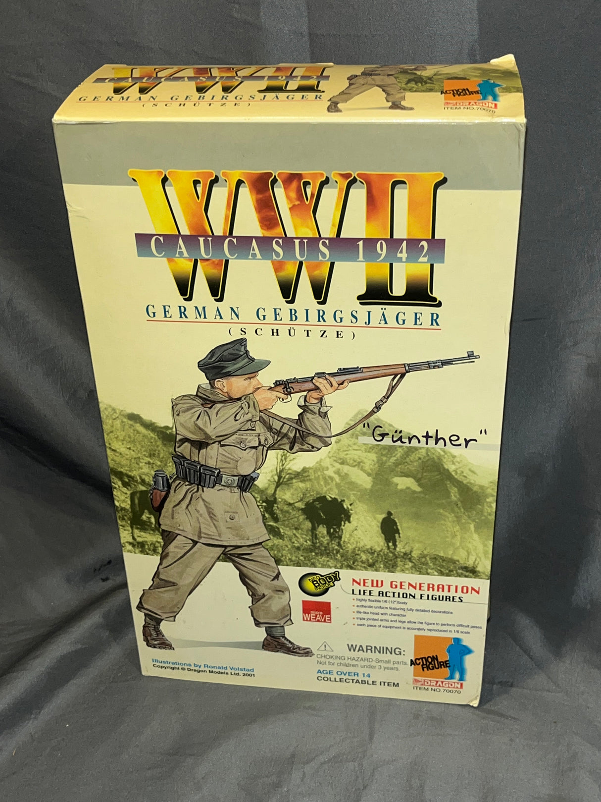 1/6 Scale WWII GERMAN Gebirgsjager Gunter - NIB Dragon