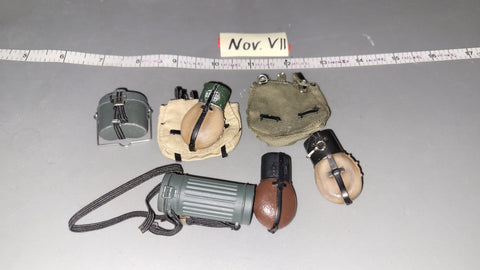 1/6 Scale WWII German Field Gear Lot