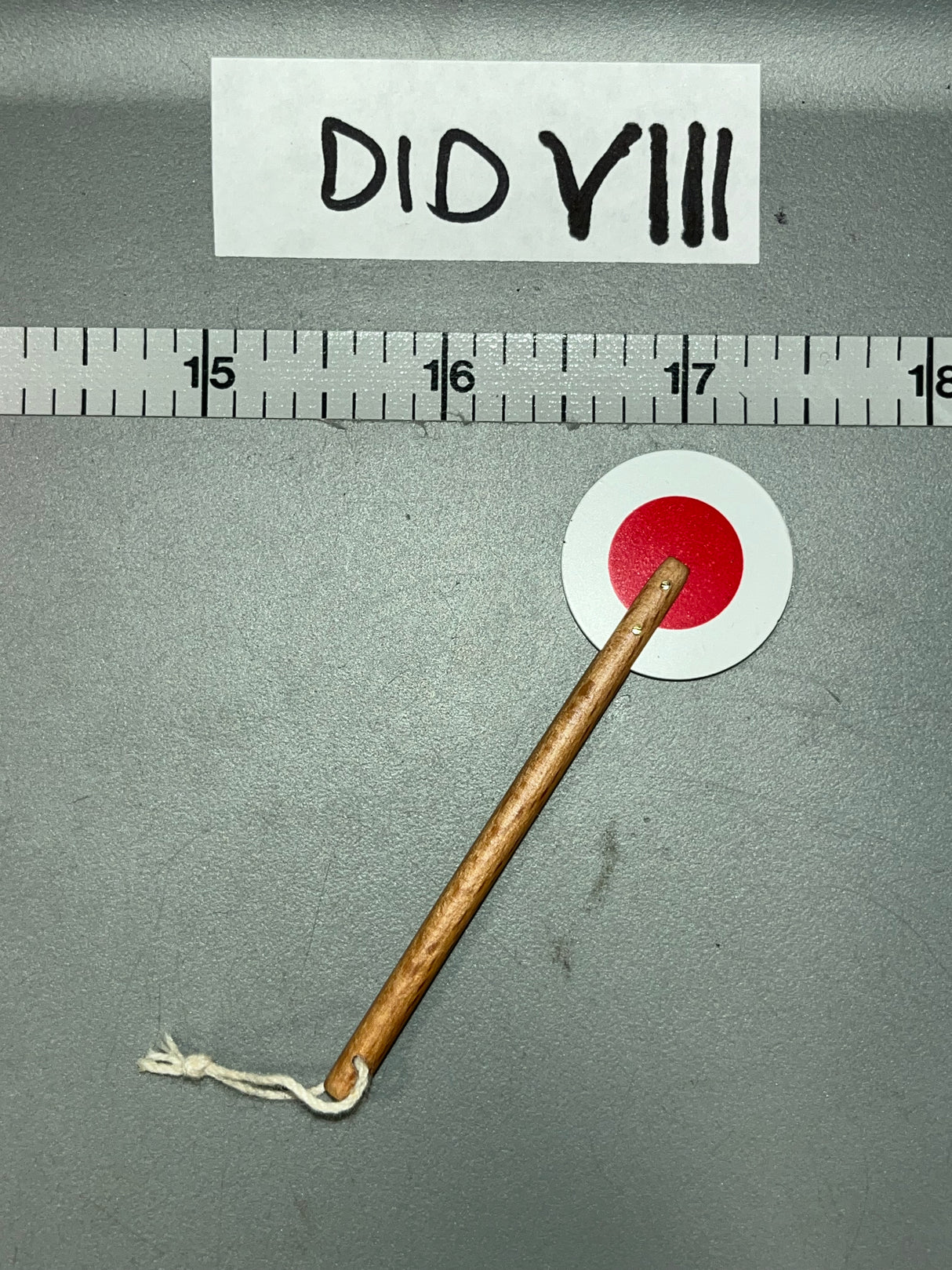 1/6 Scale WWII German Traffic Wand - Wood Metal- DID Military Police