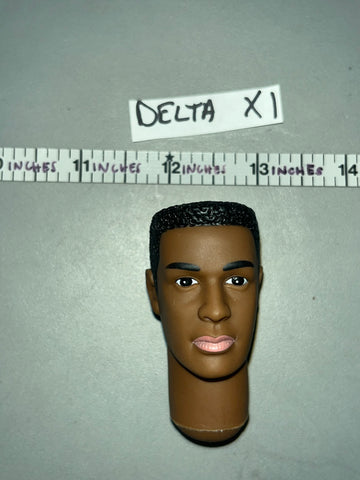 1/6 Scale African American Head Sculpt