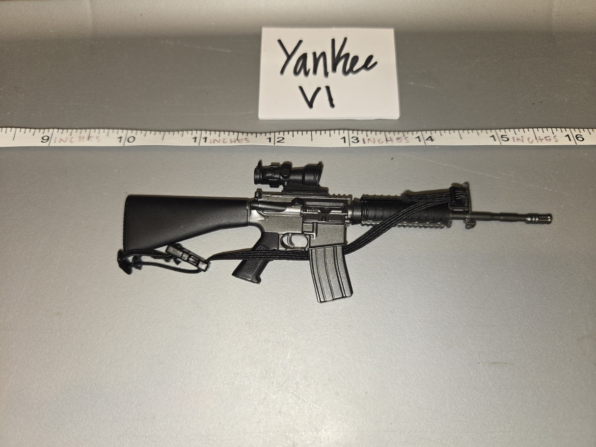 1/6 Scale Modern Era US M16A2 Rifle with Scope and Sling - Yankee V1