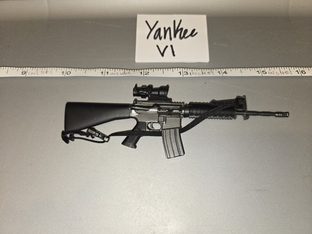 1/6 Scale Modern Era US M16A2 Rifle with Scope and Sling - Yankee V1