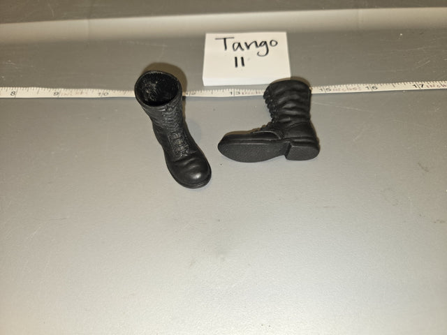 1/6 Scale Modern Era Black Combat Boots - Tango II