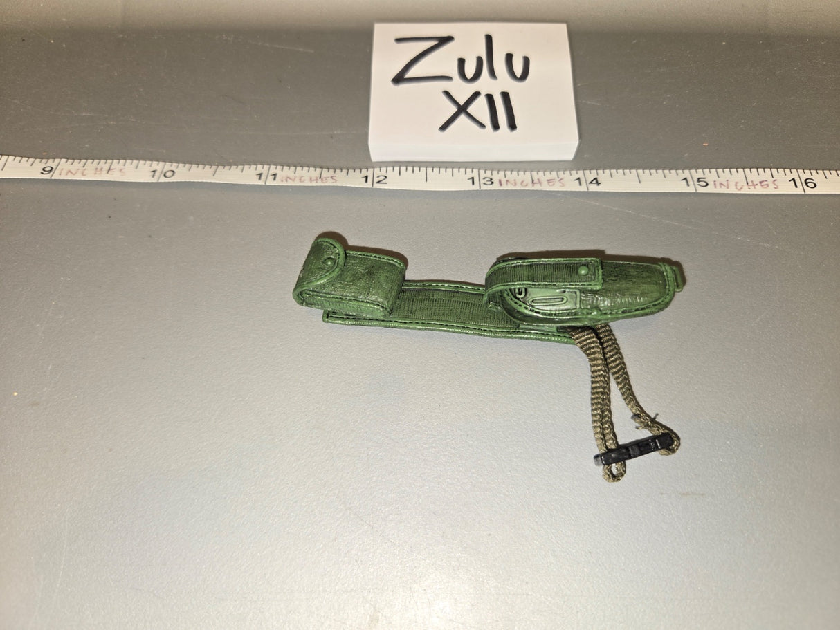 1/6 Scale Vietnam Era US Pistol Belt with Holster and Compass Pouch - Zulu XII
