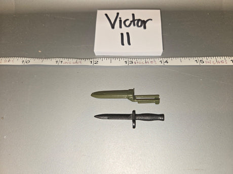 1/6 Scale WWII US M1 Bayonet and Sheath - Victor II
