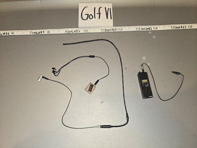 1/6 Scale Modern Era Thales Radio with Headset and PTT - Golf VI