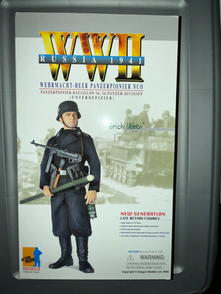 1/6 Scale WWII German Engineer - Erich Ubben - NIB Dragon