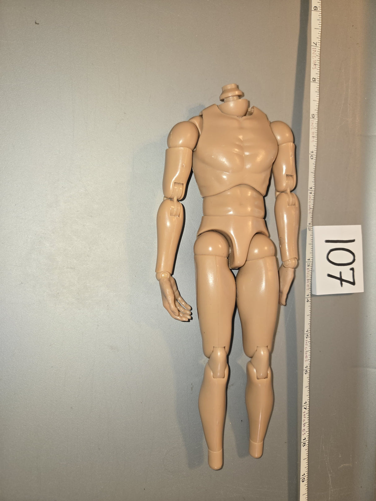 1/6 Scale Basic Nude Figure - Present Toys Half Face - 107