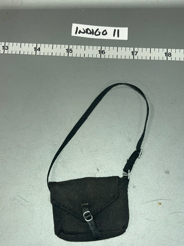 1/6 Scale Civil War Western Era Black Musette Bag