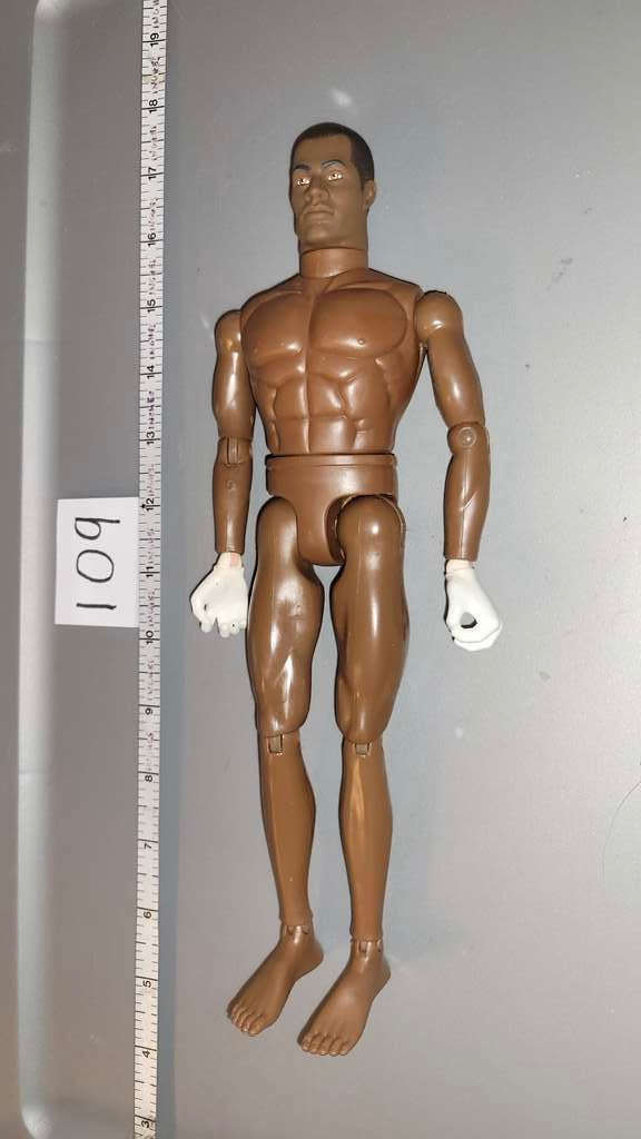 1/6 Scale Nude GI Joe Figure - African American