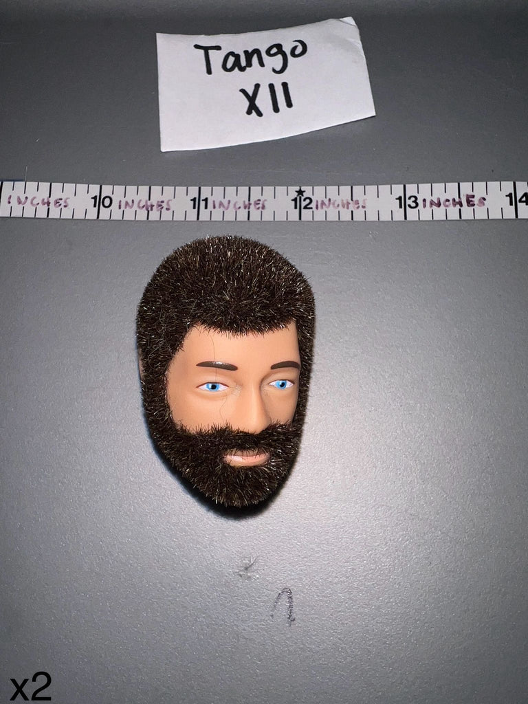 1/6 Scale Elite Brigade Head Sculpt - GI Joe Vintage Remake Fuzzy Flocked