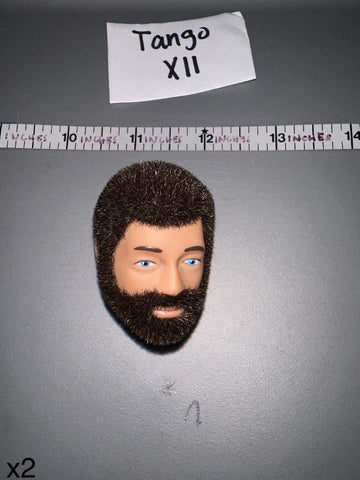 1/6 Scale Elite Brigade Head Sculpt - GI Joe Vintage Remake Fuzzy Flocked