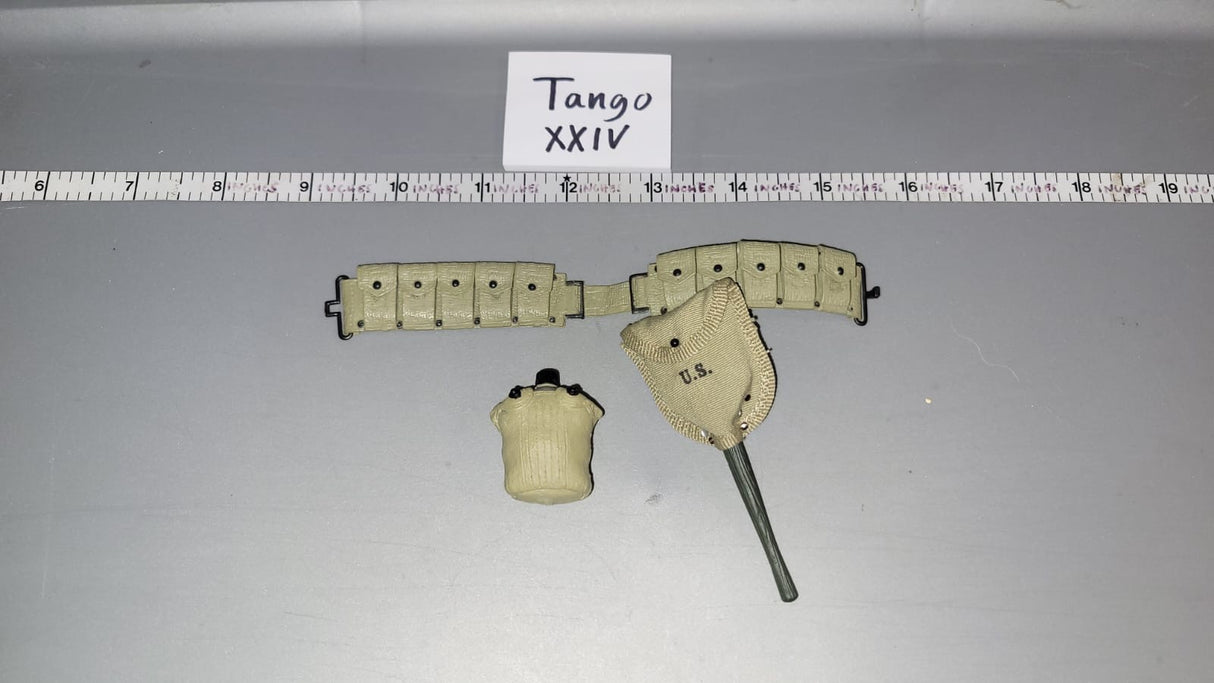 1/6 Scale WWII US Web Gear Lot