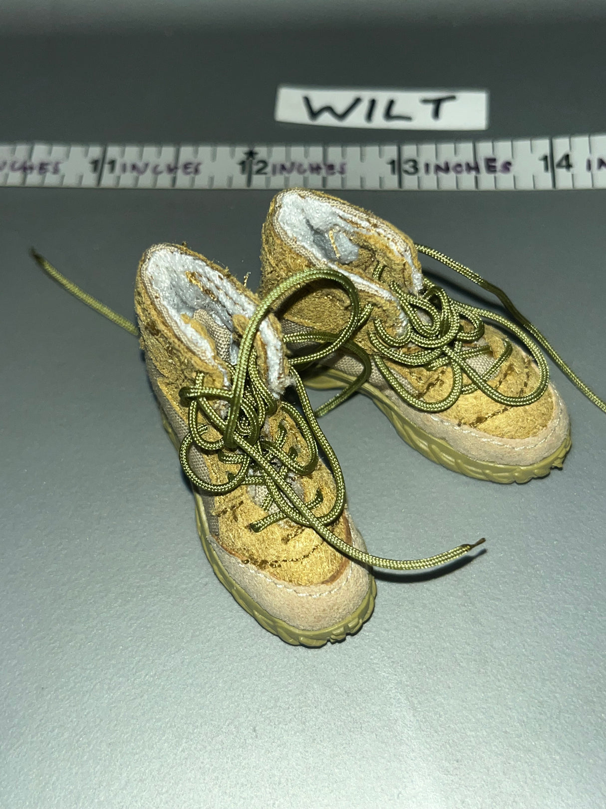 1/6 Scale Modern Era Desert Boots - Cloth Leather
