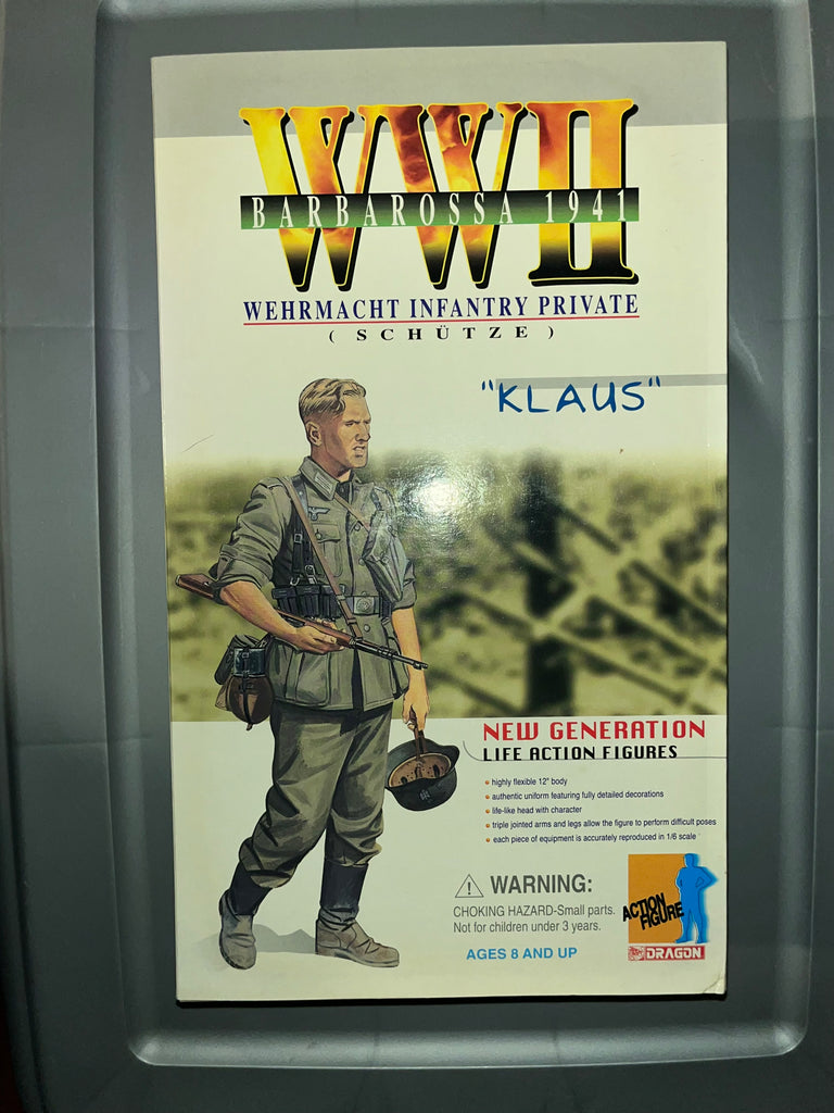 1/6 Scale WWII German Wehrmacht Infantry Private - Klaus - NIB Dragon