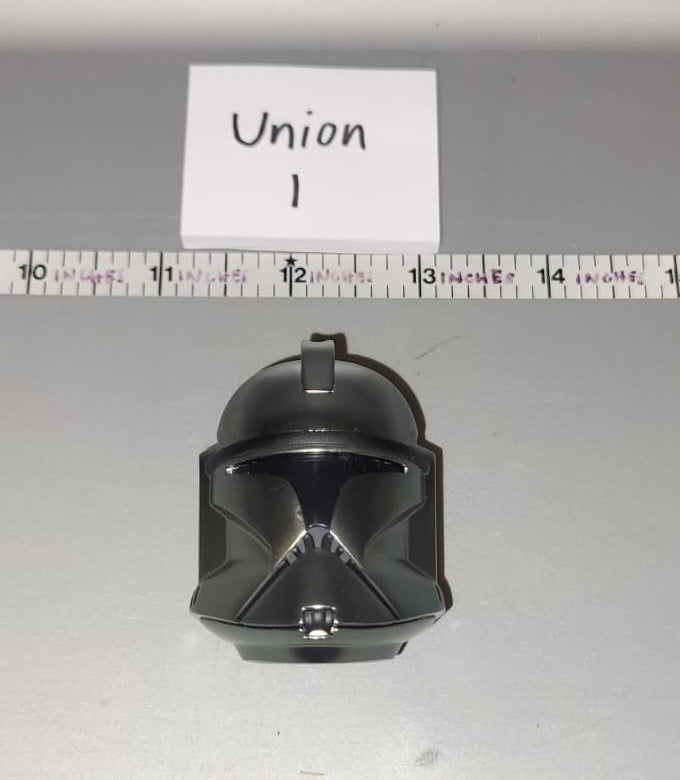 1/6 Scale Star Wars Hot Toys Chrome Clone Trooper Helmet / Head Sculpt MMS643