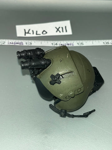 1/6 Scale Modern Helicopter Pilot Flight Helmet