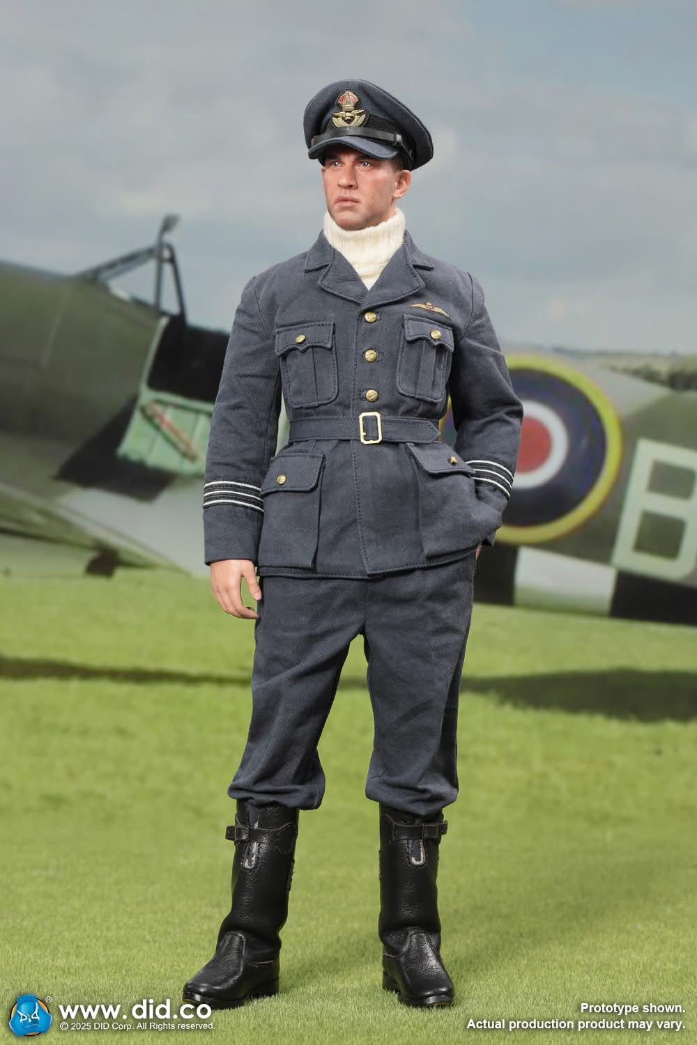 *Preorder* 1/6 WWII British Pilot Squadron Leader – Tom - DiD K80187
