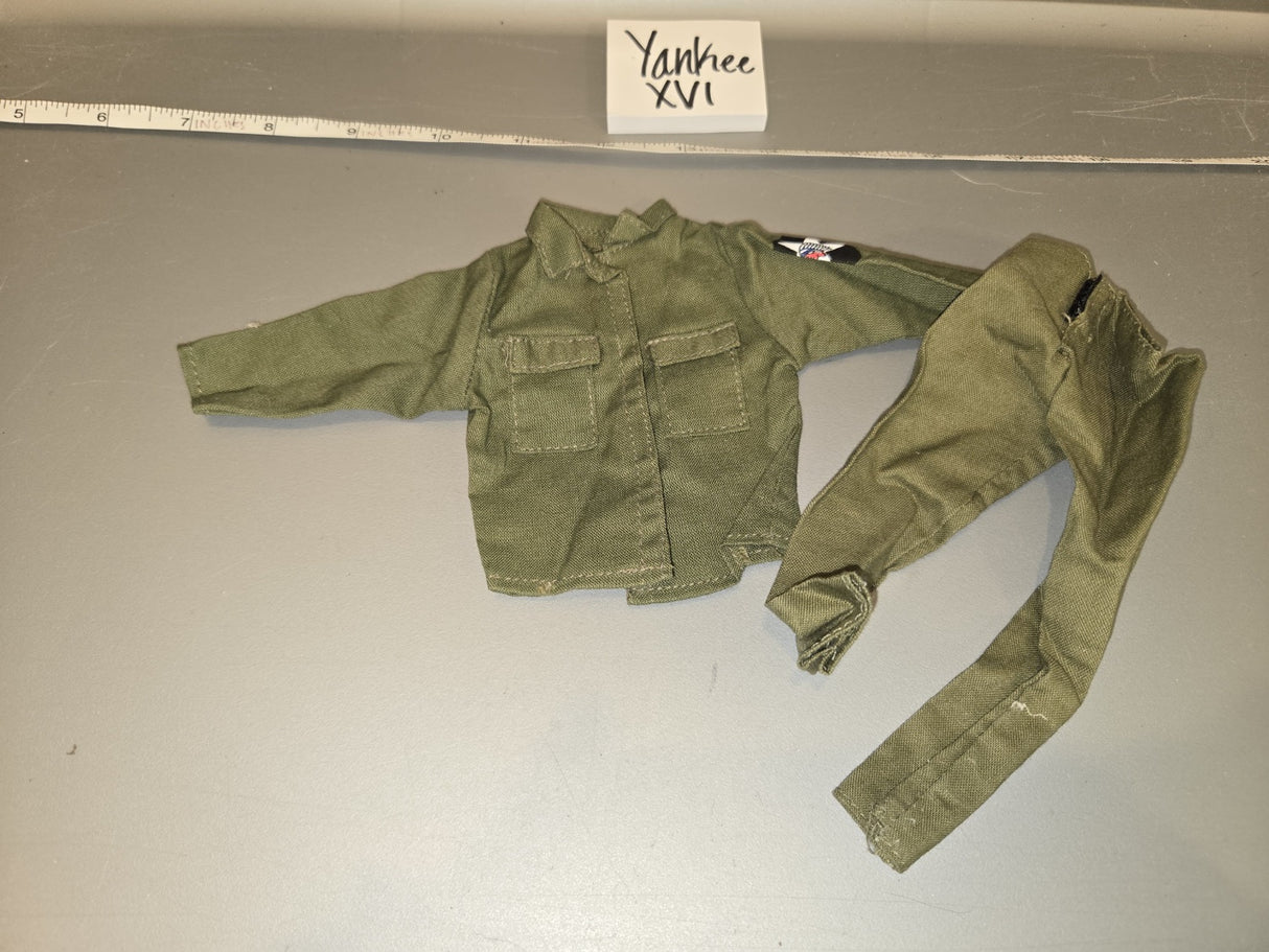 1/6 Scale Vietnam US OG-107 Fatigue Uniform Set - Yankee XVI