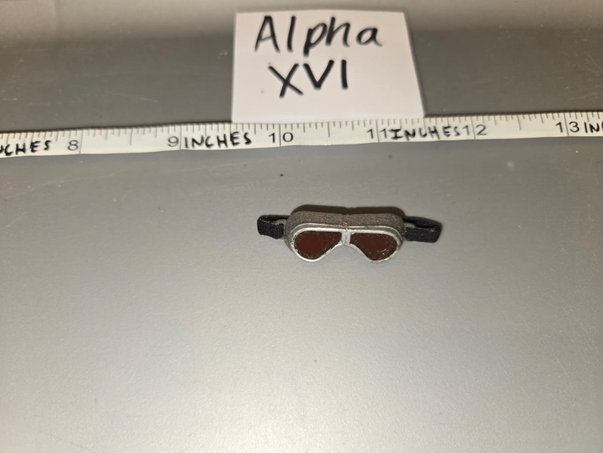 1/6 Scale WWII Aviator Flying Goggles - Alpha XVI
