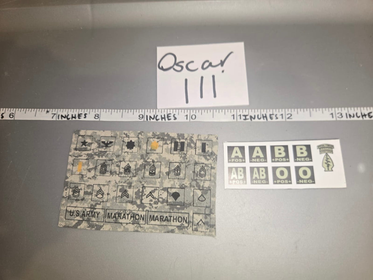1/6 Scale Modern Patch Lot