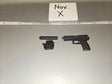 1/6 Scale Modern HK USP Pistol with Suppressor and Laser Sight Set - Nov. X