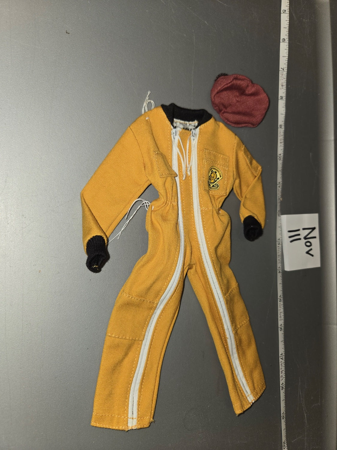 1/6 Scale Modern Era Cobra Racing Jumpsuit with Beret and Gloves - Nov III