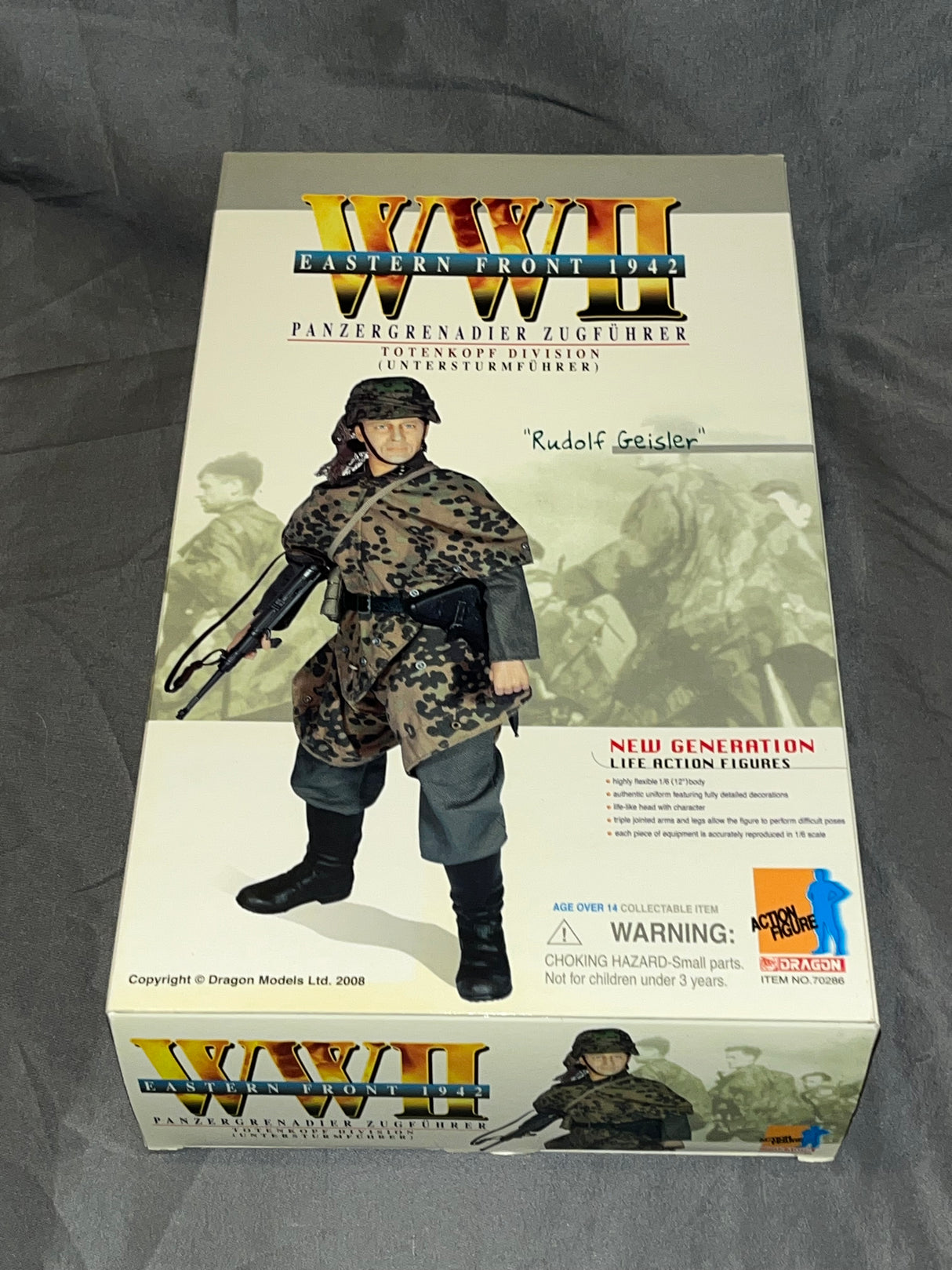 1/6 Scale WWII GERMAN Rudolf Geister Panzergrenadier - NIB Dragon - *SR*