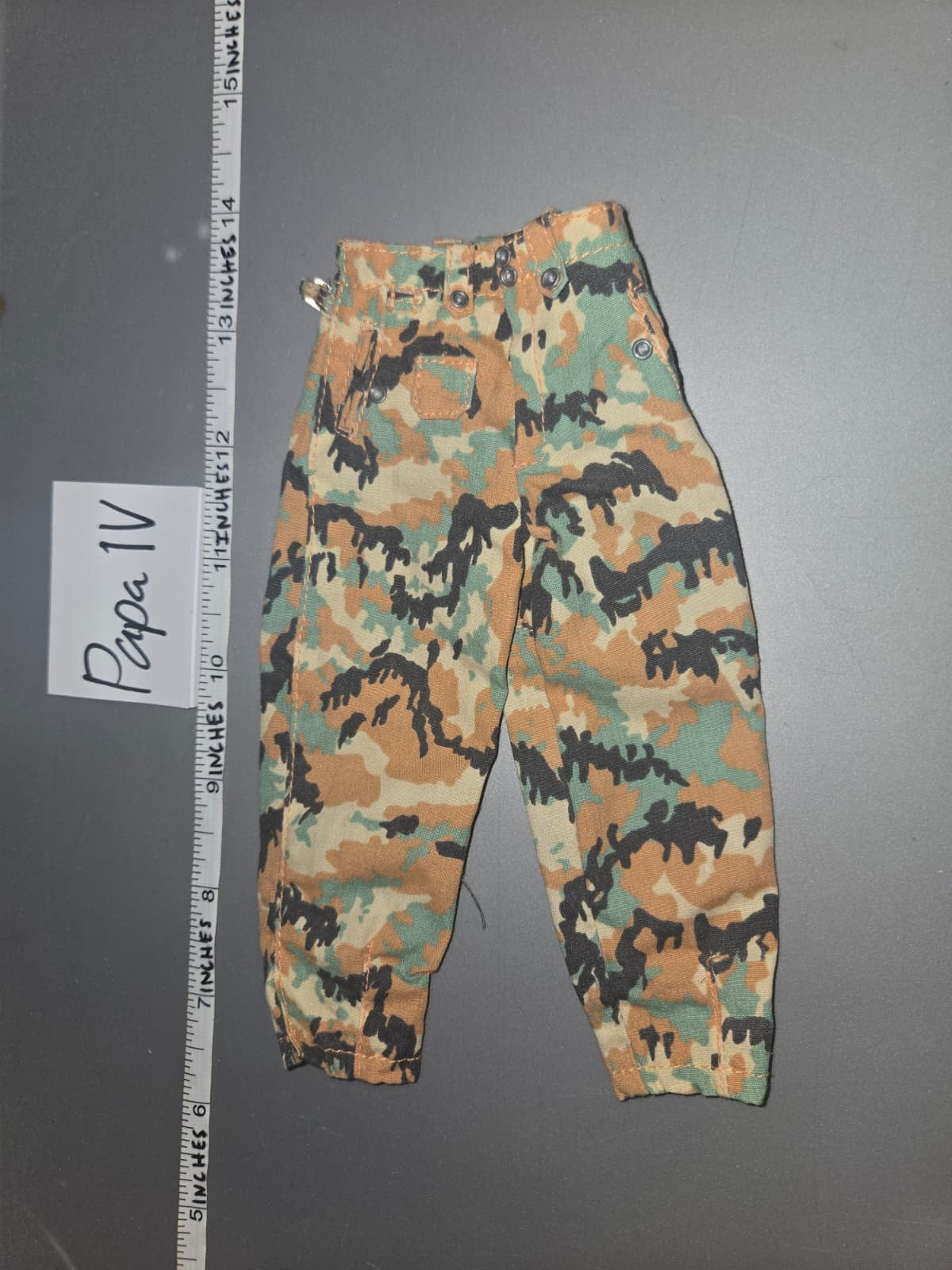 1/6 Scale WWII German Leibermuster Camouflage Pants