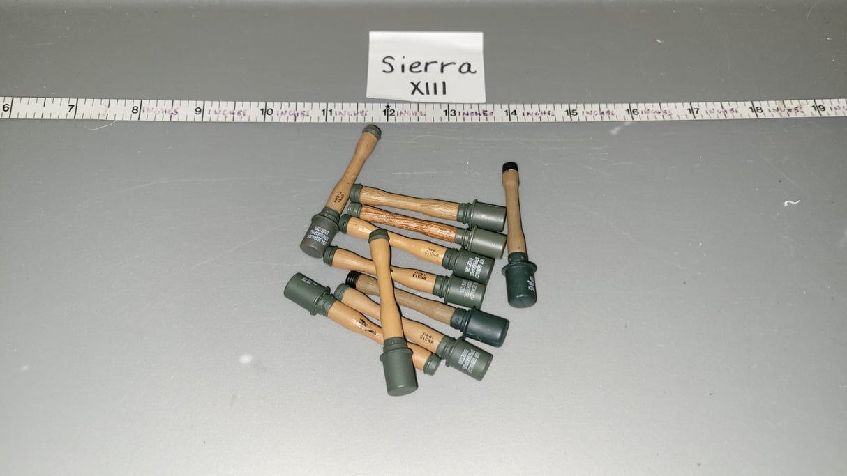 1/6 WWII German Grenade Lot